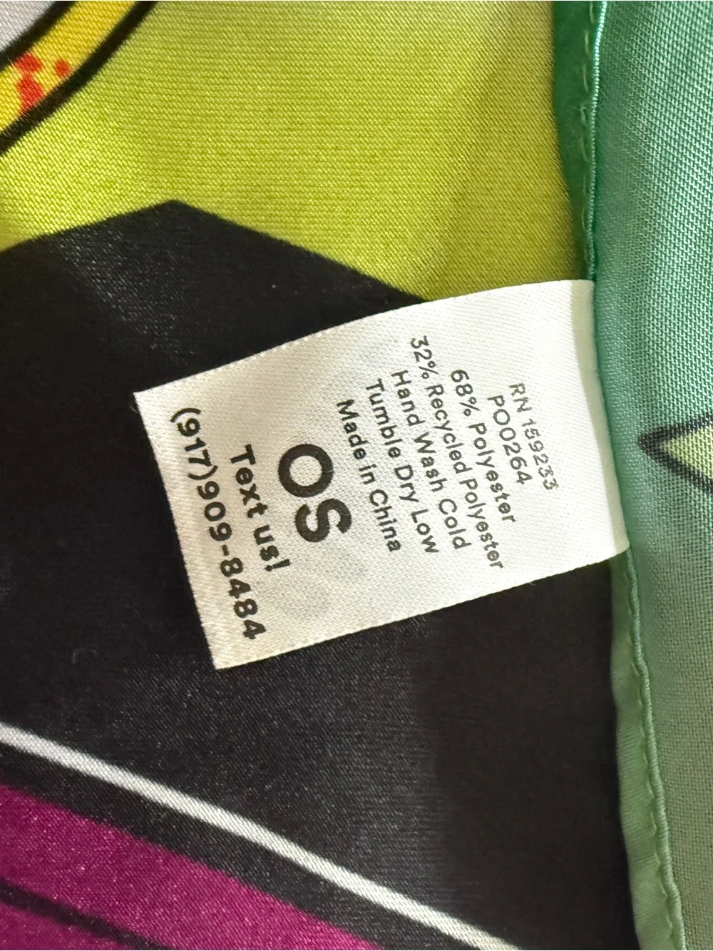 Colorful PAR ADE Retro Pop Scarf - Multicolor